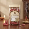 Rose (Gulab) Incense Cones Bhakti Dravya for Home & Pooja (40 Cones) | Dhoop Cones | Chemical-Free | Natural Charcoal-Free